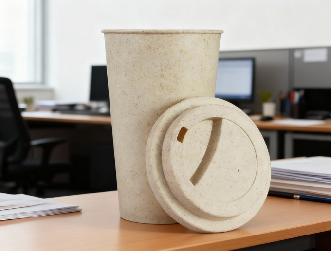 Эко стакан из пшеничного волокна 330 ml №3