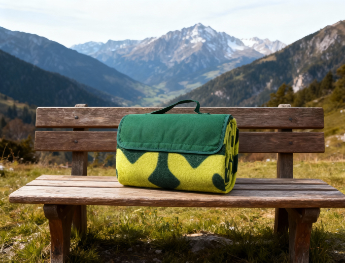 Плед с водонепроницаемым подкладом №2