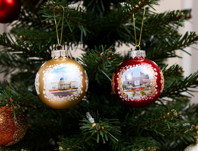 Набор ёлочных шаров  №2