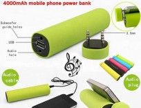 Портативное зарядное устройство 3 в 1, 4000 mAh Портативное зарядное устройство 3 в 1, 4000 mAh