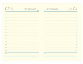 Полудатированный  ежедневник А5  №4