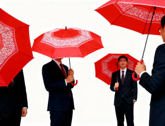 Зонт - трость (23