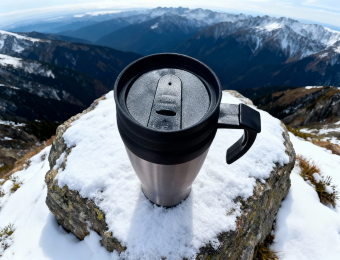 Термокружка пластиковая 400 ml №2